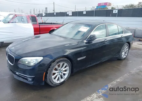 2013 BMW 740I z USA, uszkodzony, nr VIN WBAYA6C56DC995248